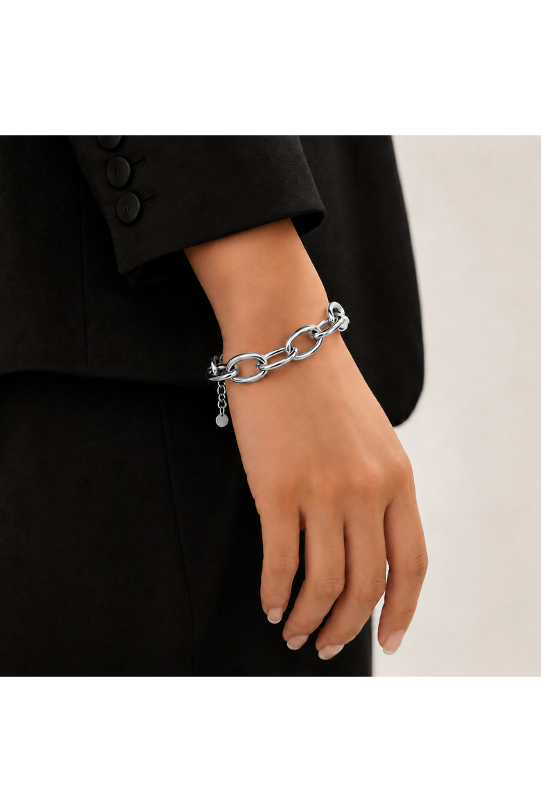 Caliana Chunky Links Bracelet, Alternate, color, Gold