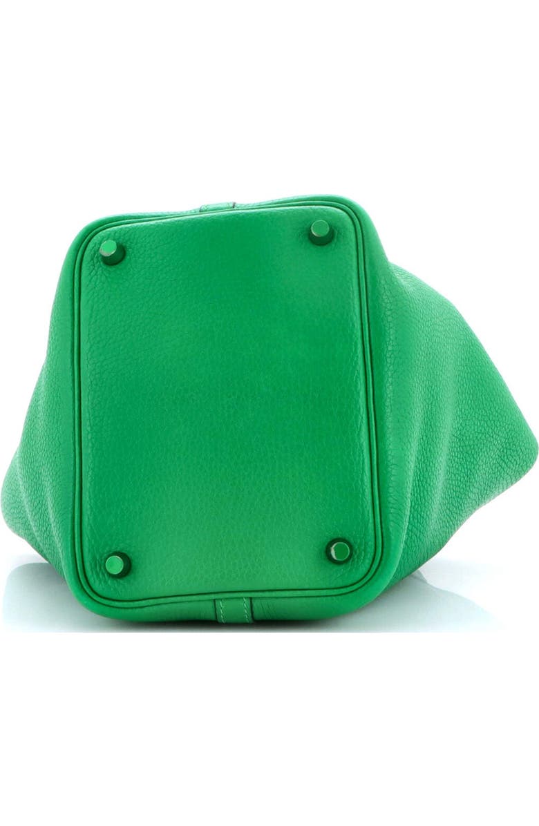 Pre-Owned Hermes Monochrome Picotin Lock Bag Clemence PM, Alternate, color, Green