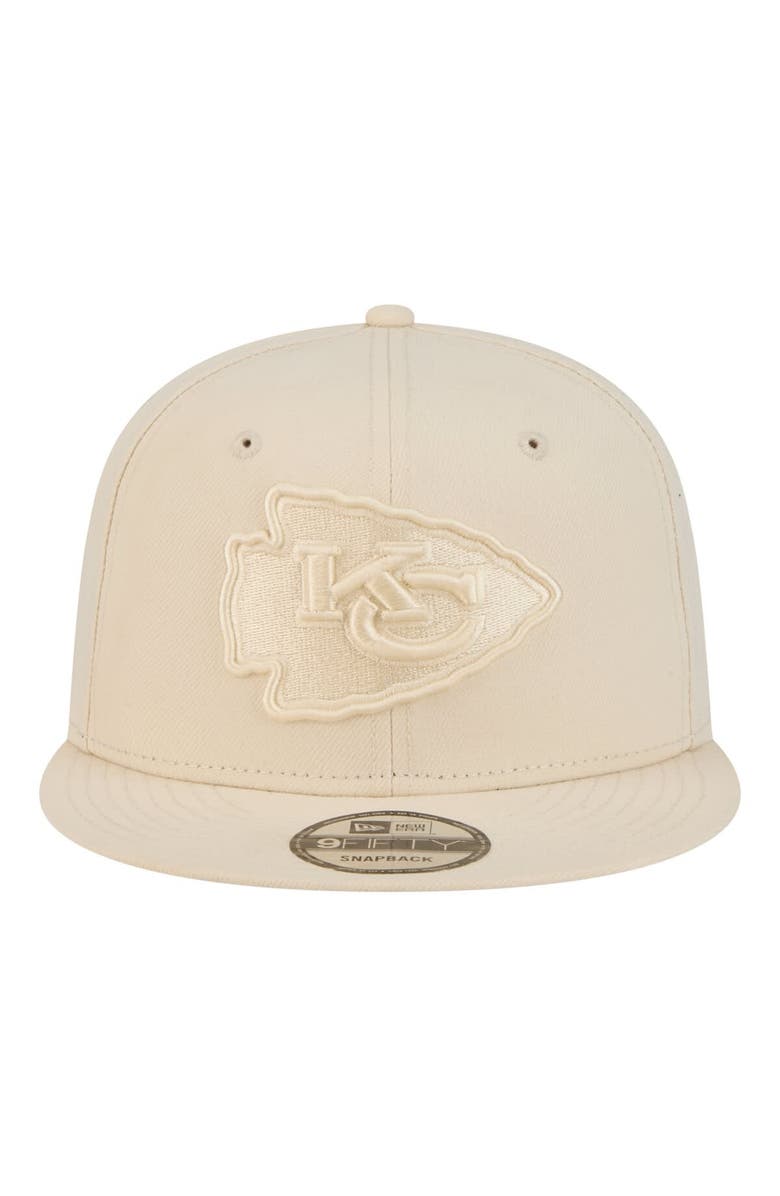 New Era Men's New Era Cream Kansas City Chiefs Colorpack 9FIFTY Snapback Hat, Alternate, color, Cream