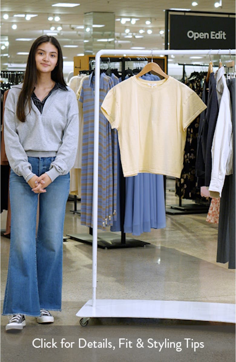 Kelly Washed Boxy Cotton T-Shirt, sales video thumbnail