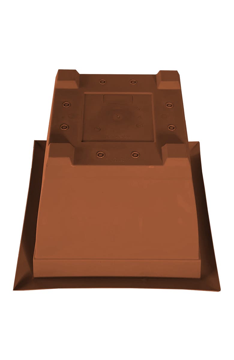 Bloem 15" Dayton Square Deck Planter, Terra Cotta, Alternate, color, Brown