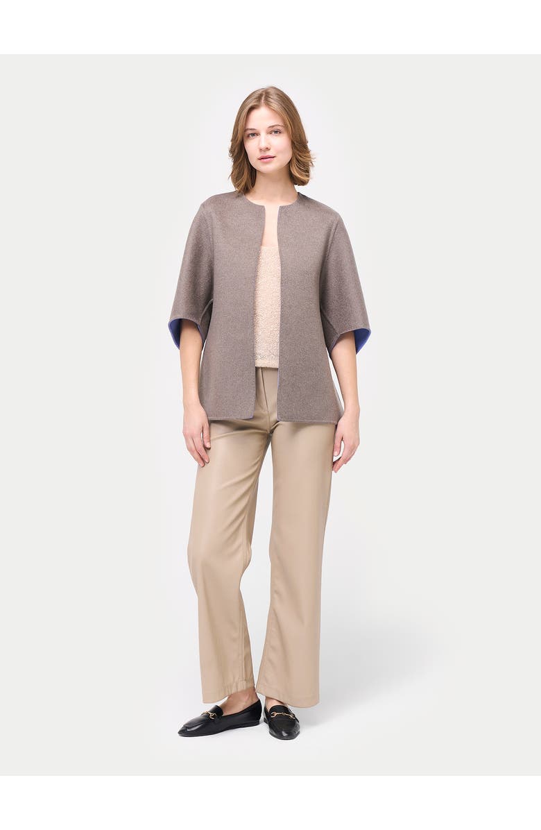 Gobi Cashmere Cashmere Poncho Jacket, Alternate, color, Reggata