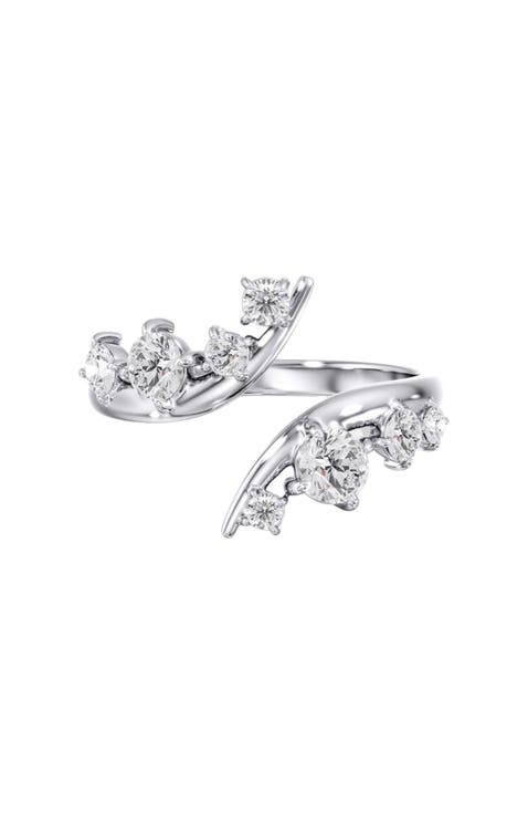 Starlight Bypass Lab Diamond Ring in 14K