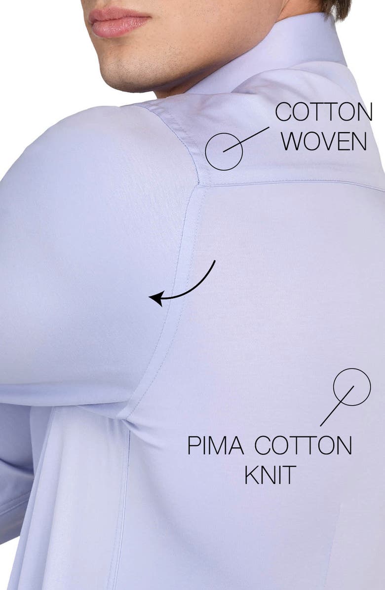 W.R.K Slim Fit Solid Reworked Dress Shirt, Alternate, color, Lilac