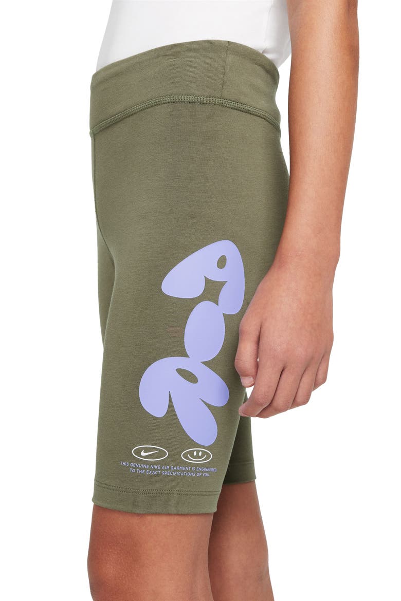 Kids' Bike Shorts, Alternate, color, MEDIUM OLIVE