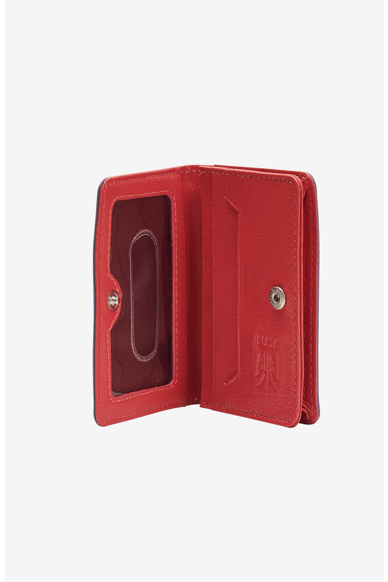 Siam Business Card Case, Alternate, color, Emerald / Geranium