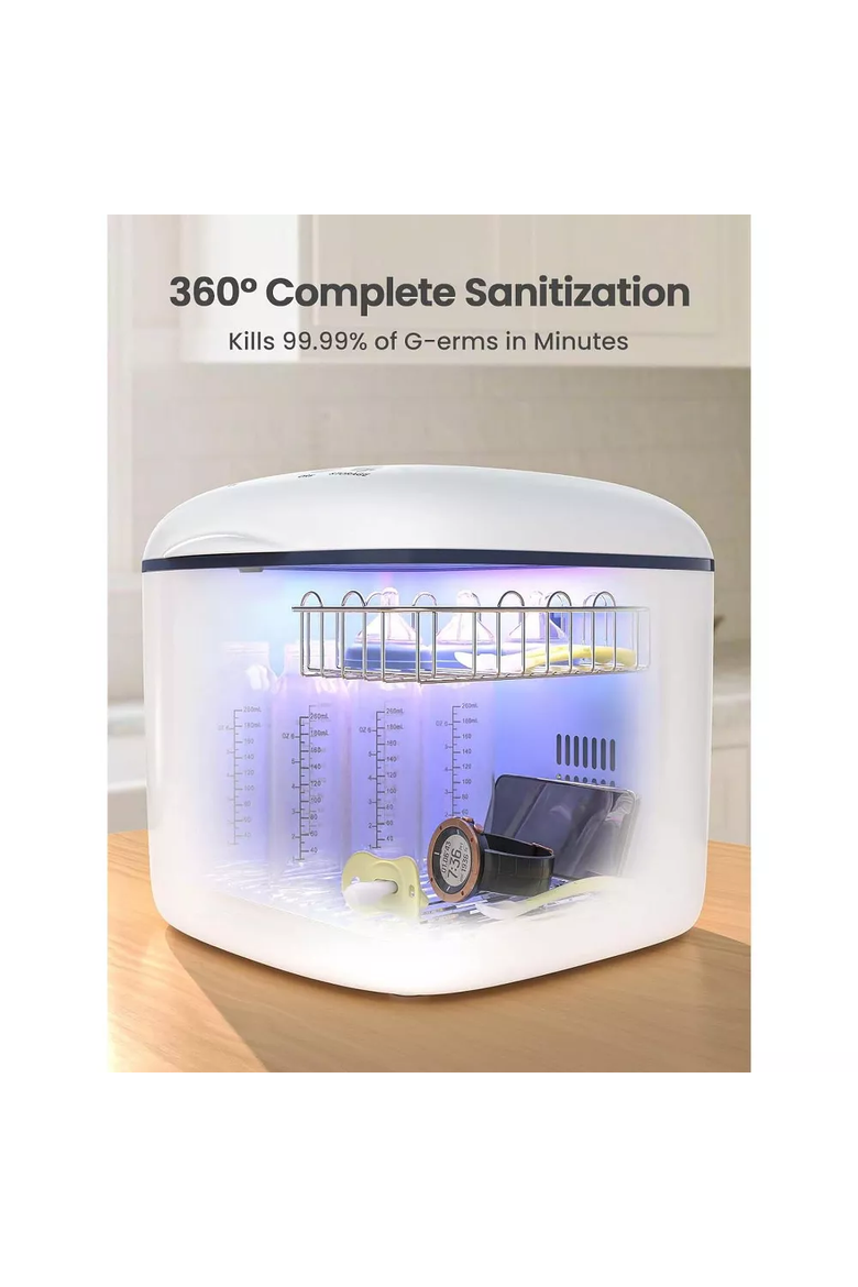 UV Cleaner and Sanitizer and Dryer, Alternate, color, white