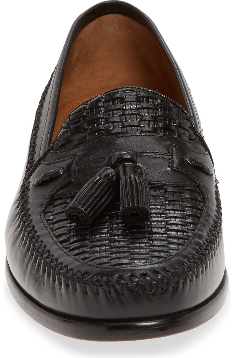 Johnston & Murphy Domani Woven Tassel Loafer, Alternate, color,