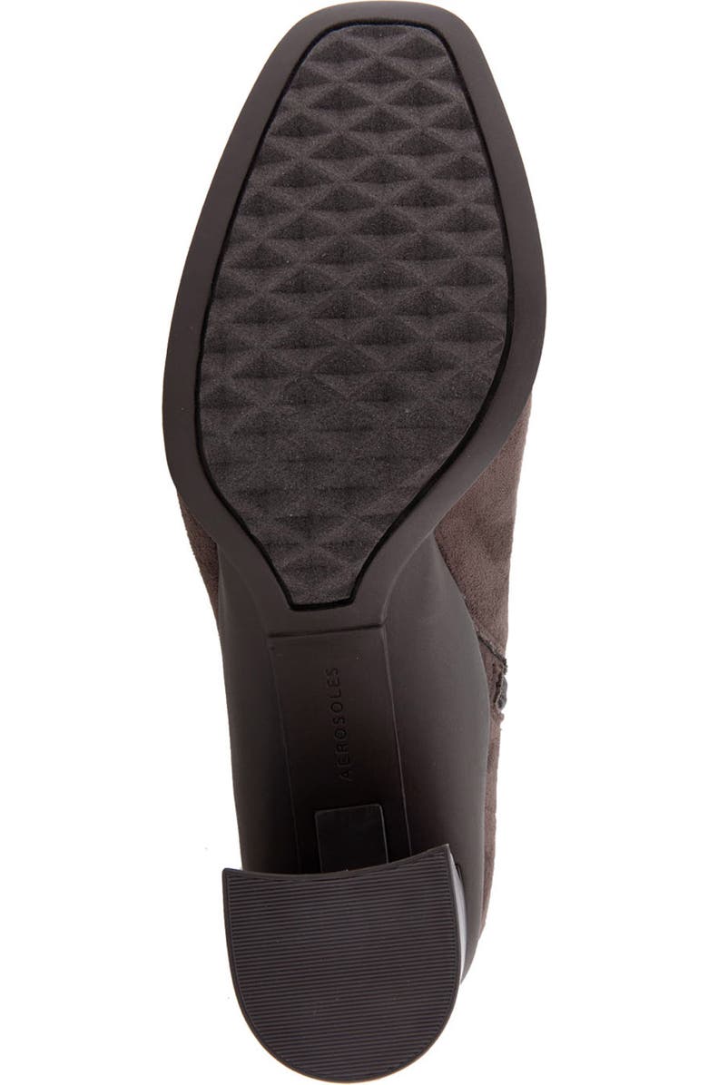 Aerosoles Corinda Block Heel Bootie, Alternate, color, Java Faux Suede