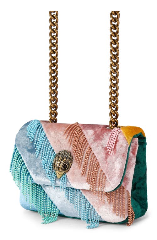 Kurt Geiger London Nano Kensington Fringe Convertible Crossbody Bag In Multi