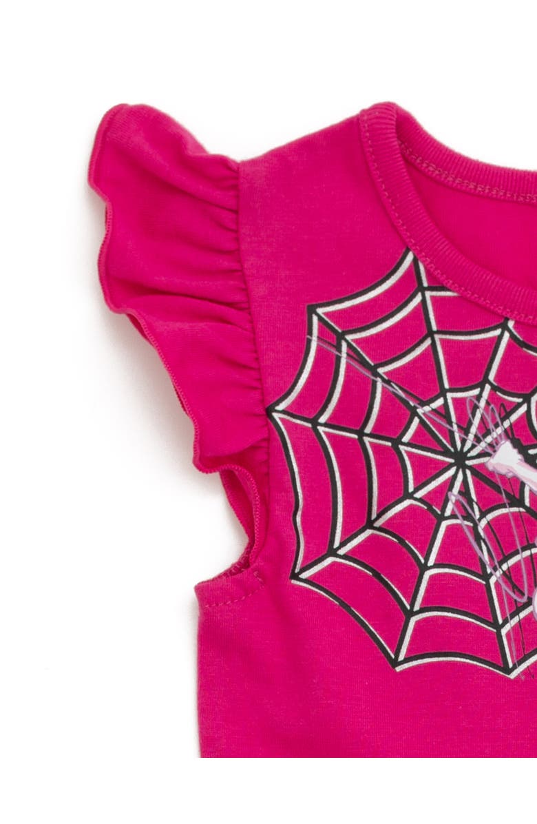 Marvel Spider-Man Sleeveless Tulle Dress, Alternate, color, Spider-Man Spider-Gwen Purple