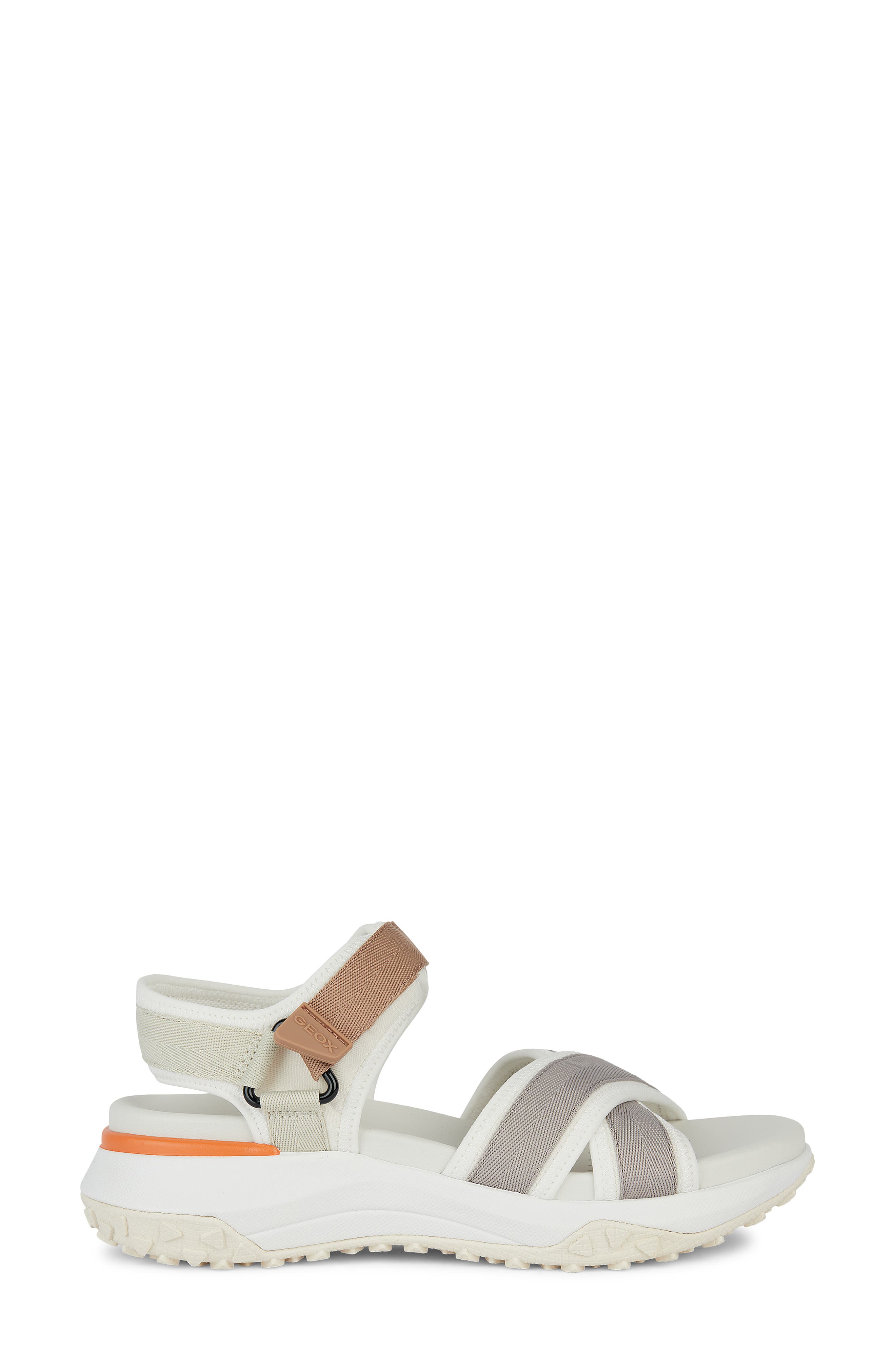Sorapis Grip Sandal, Alternate, color, WHITE/ GREY