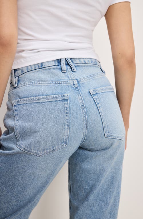 Good American The Weekender Petite High Rise Jeans In I750 In Indigo750