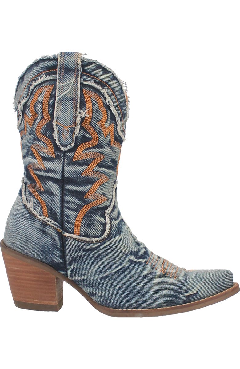 Dingo Y'All Need Dolly Western Boot, Alternate, color, Blue
