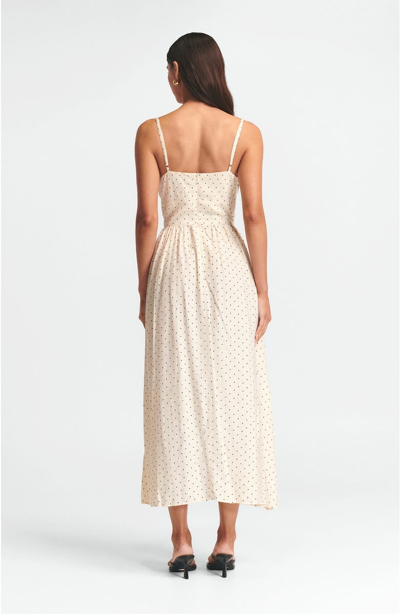 ST MRLO Baylen Midi Dress, Alternate, color, Cream Spot