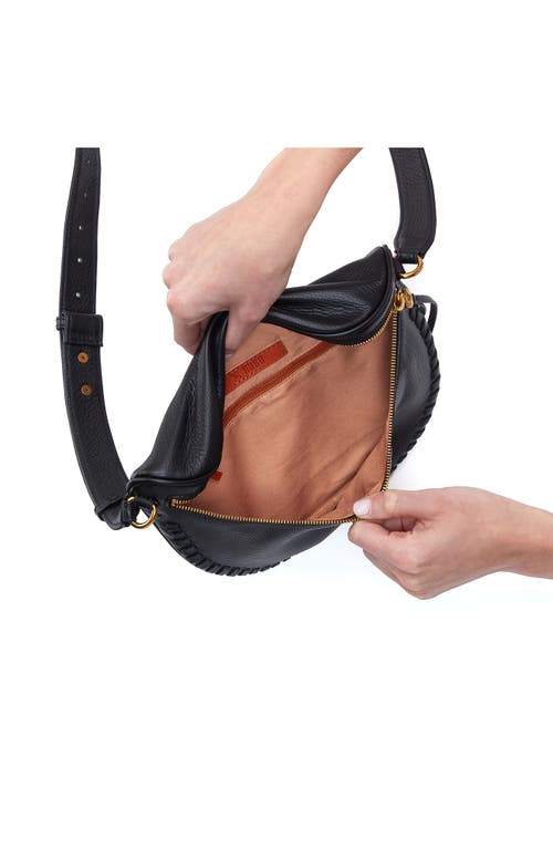 Hobo Juno Leather Belt Bag In Black