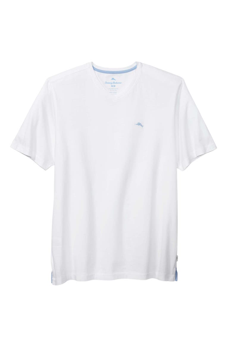 Tommy Bahama New Bali Skyline V-Neck T-Shirt, Main, color, White
