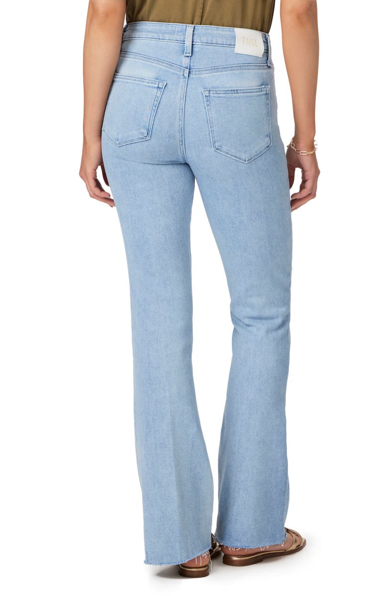 PAIGE Laurel Canyon High Waist Flare Jeans, Alternate, color, 