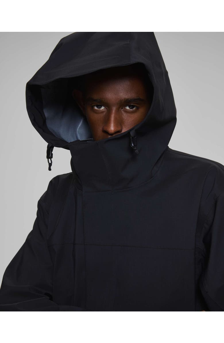 vowels Shell Jacket, Alternate, color, Black