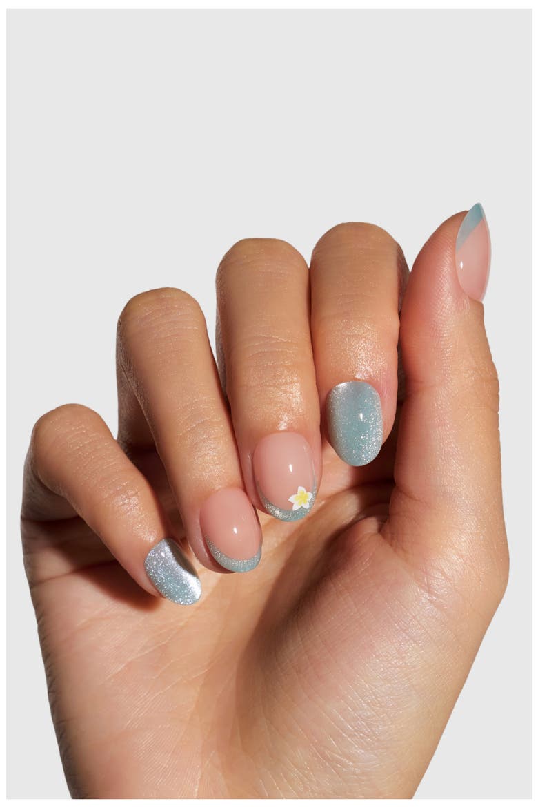 Short Oval Press-On Nails, Alternate, color, MAUI