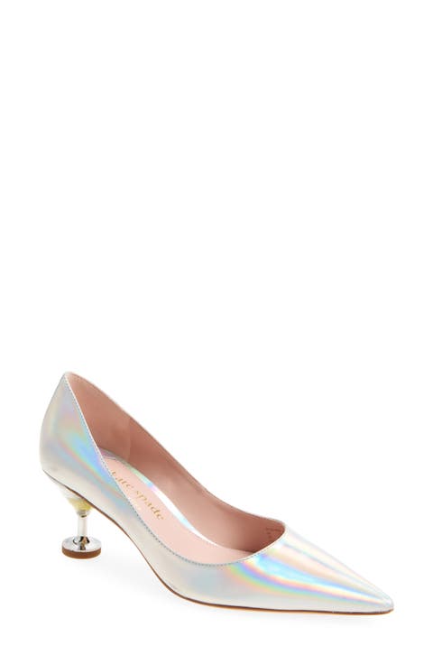 garnish olive pointed toe pump (Women)