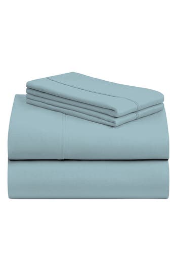Luxury Home Cozy Cotton Sheet Set In Blue