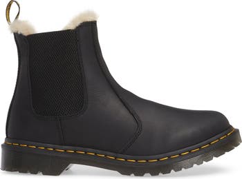 Dr. Martens 2976 Faux Shearling Chelsea Boot (Women) | Nordstrom