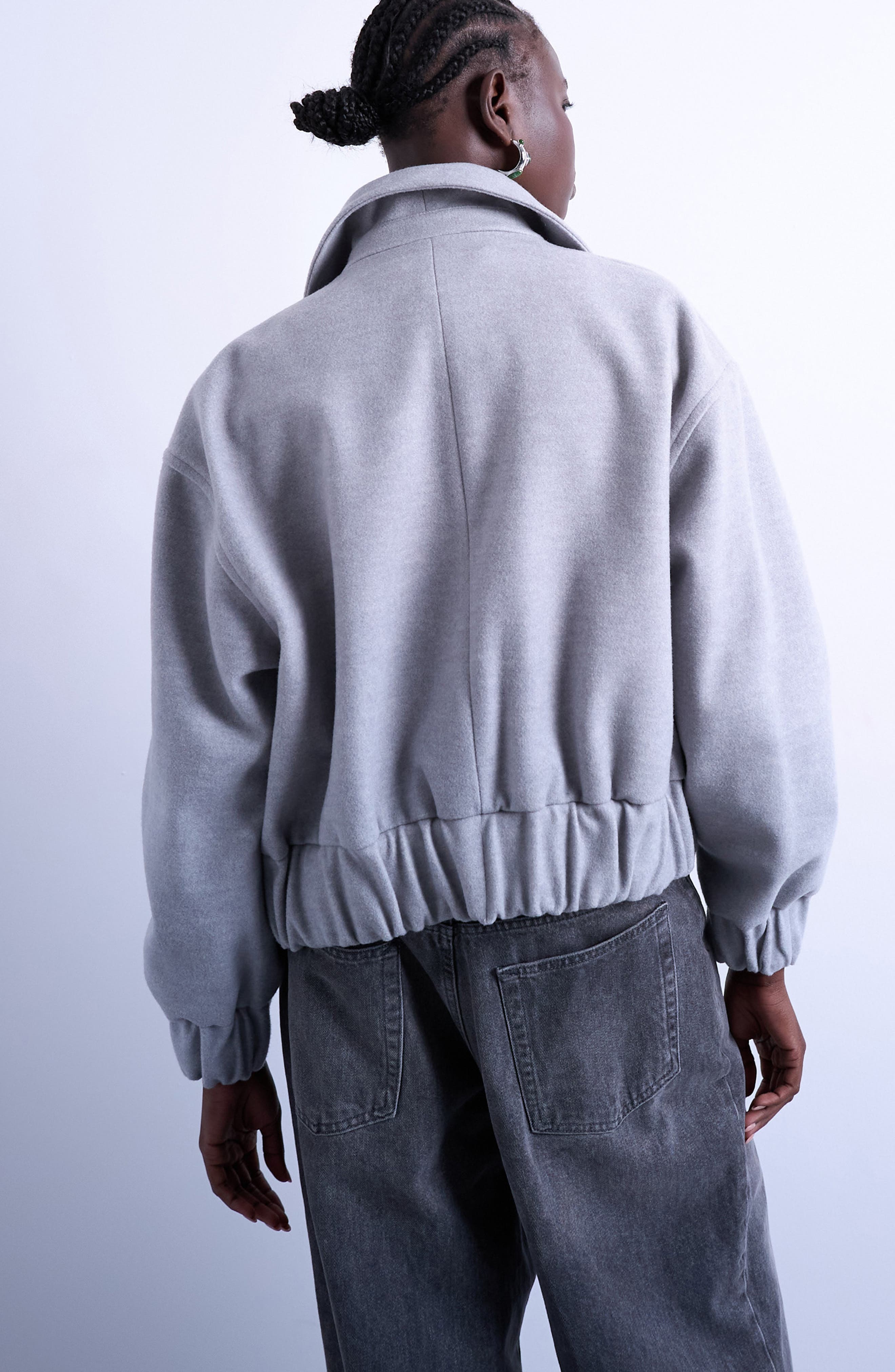 Crop Bomber Jacket - image 2