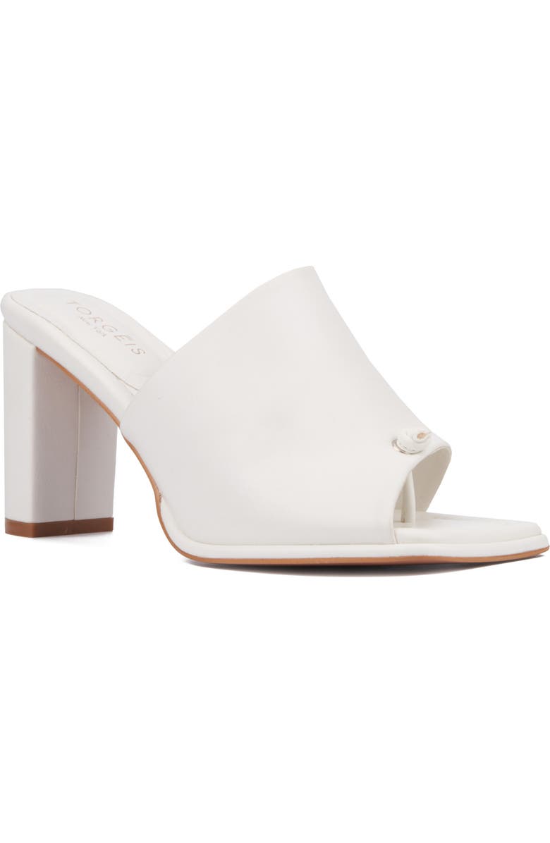 TORGEIS Darla Slide Sandal, Main, color, White