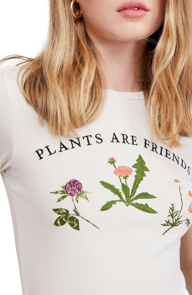 BDG Urban Outfitters Plants Are Friends Graphic Baby Tee, Alternate, color, 