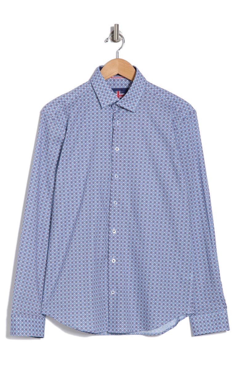 SOUL OF LONDON Long Sleeve Stretch Cotton Button-Up Shirt, Alternate, color,
