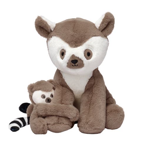 Lambs & Ivy Enchanted Safari Plush Stuffed Animal Lemurs/monkeys- Koko & Kaylee In Brown