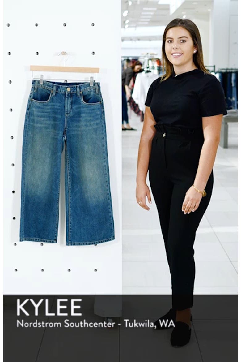 Wide Leg Crop Jeans video