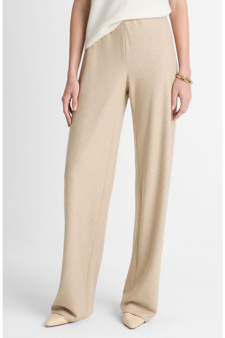 High Waist Straight Leg Pants, Main, color, OATMEAL
