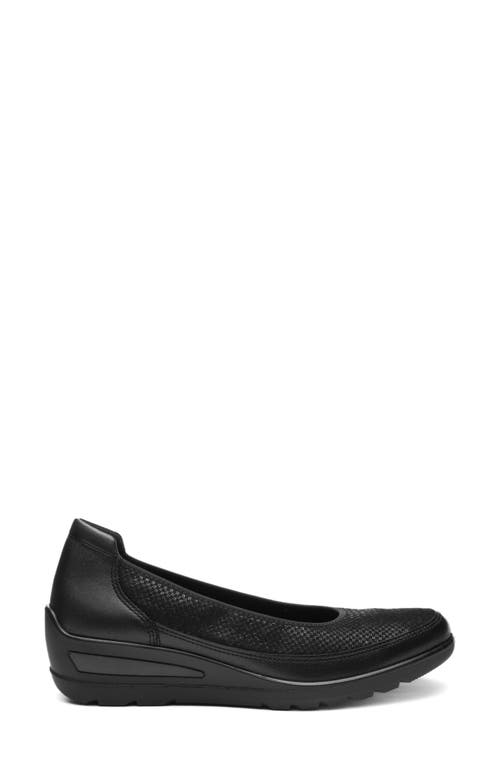 Ara Zinnia Wedge Loafer In Black