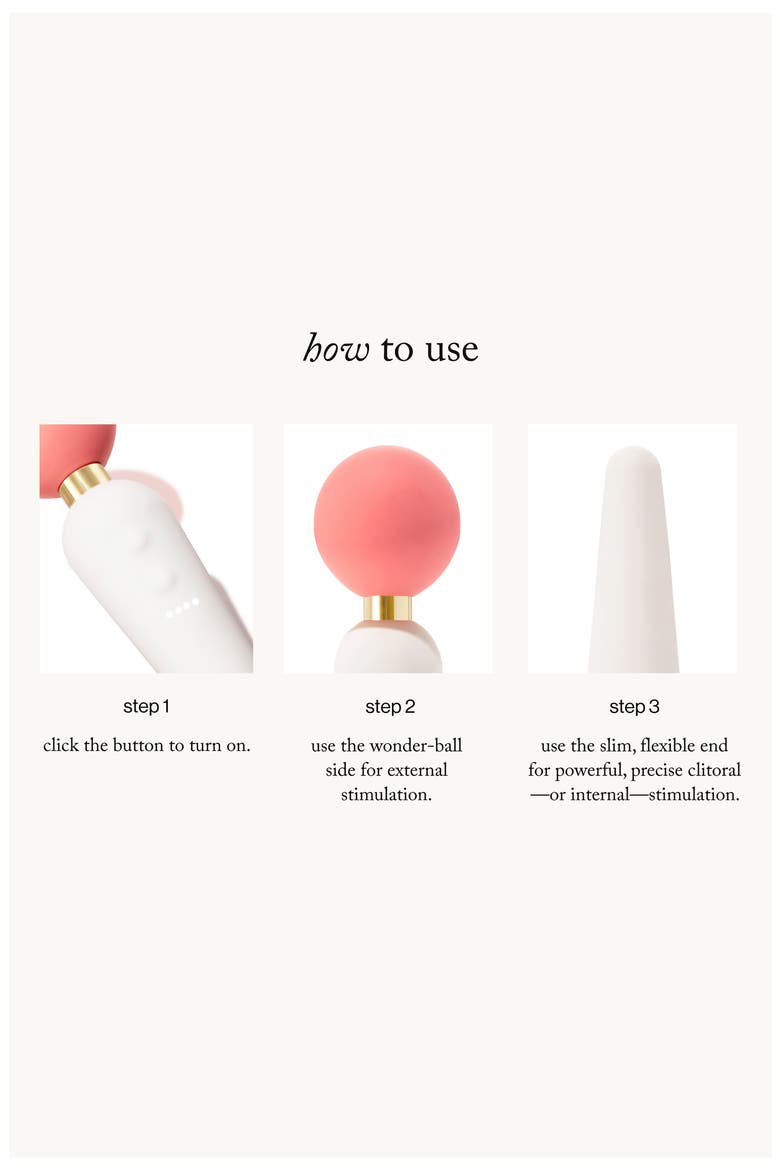 Double-Sided Wand Vibrator, Alternate, color, NO COLOR