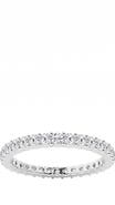 Badgley Mischka Collection Round Cut Lab Created Diamond Infinity Ring - 1.0 ctw.