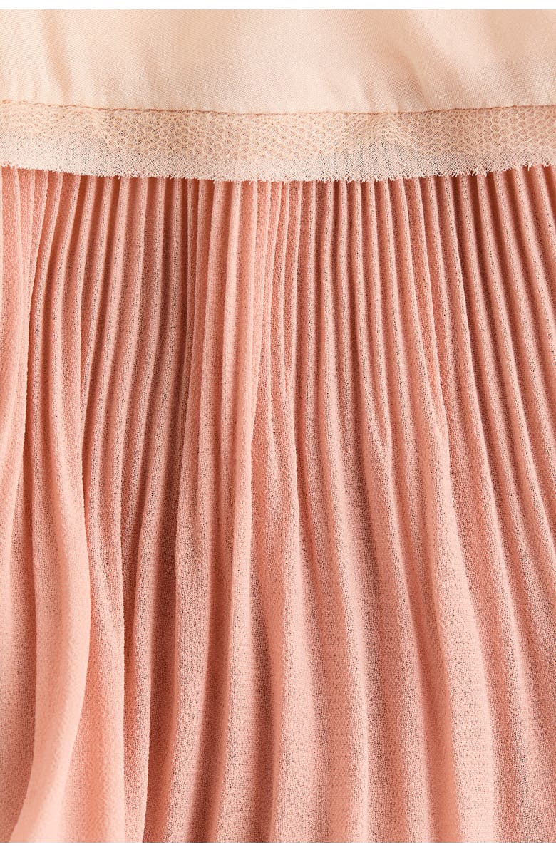 H&M Lace-trimmed Slip Dress, Alternate, color, Powder Pink