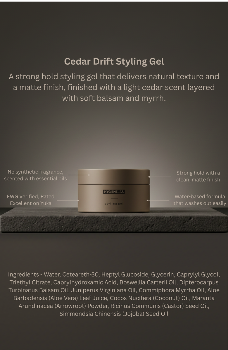 HygieneLab Cedar Drift Styling Gel, Alternate, color, Neutral