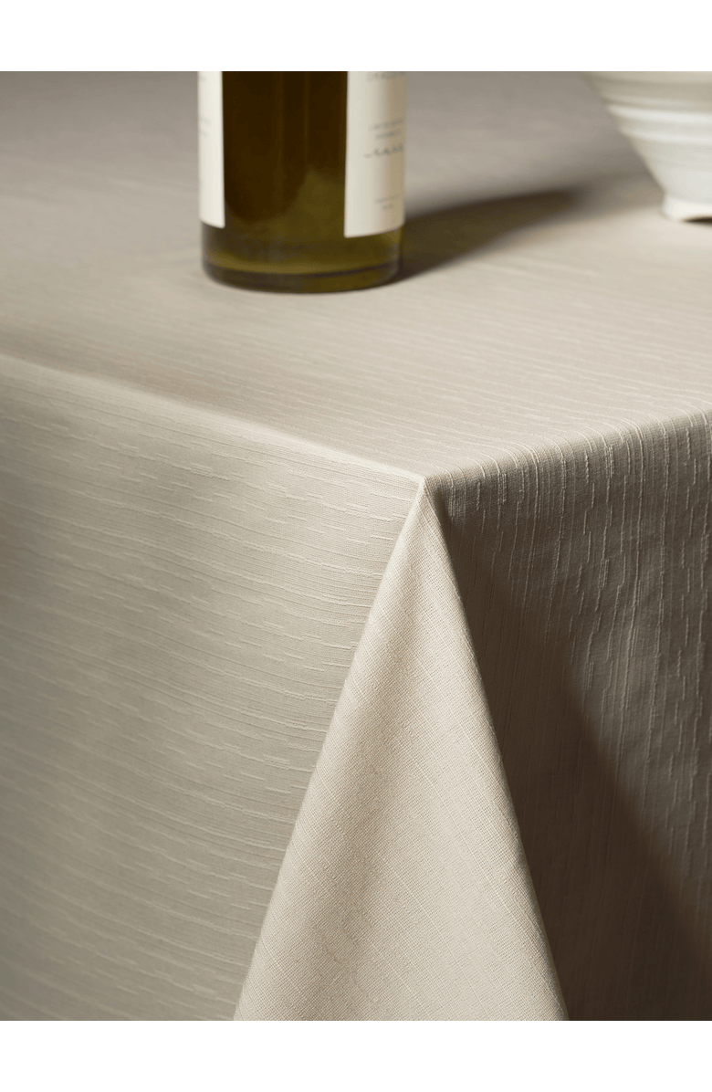 Tortuga Forma Sabi Formal Tablecloth Extra Large, Alternate, color, Rice