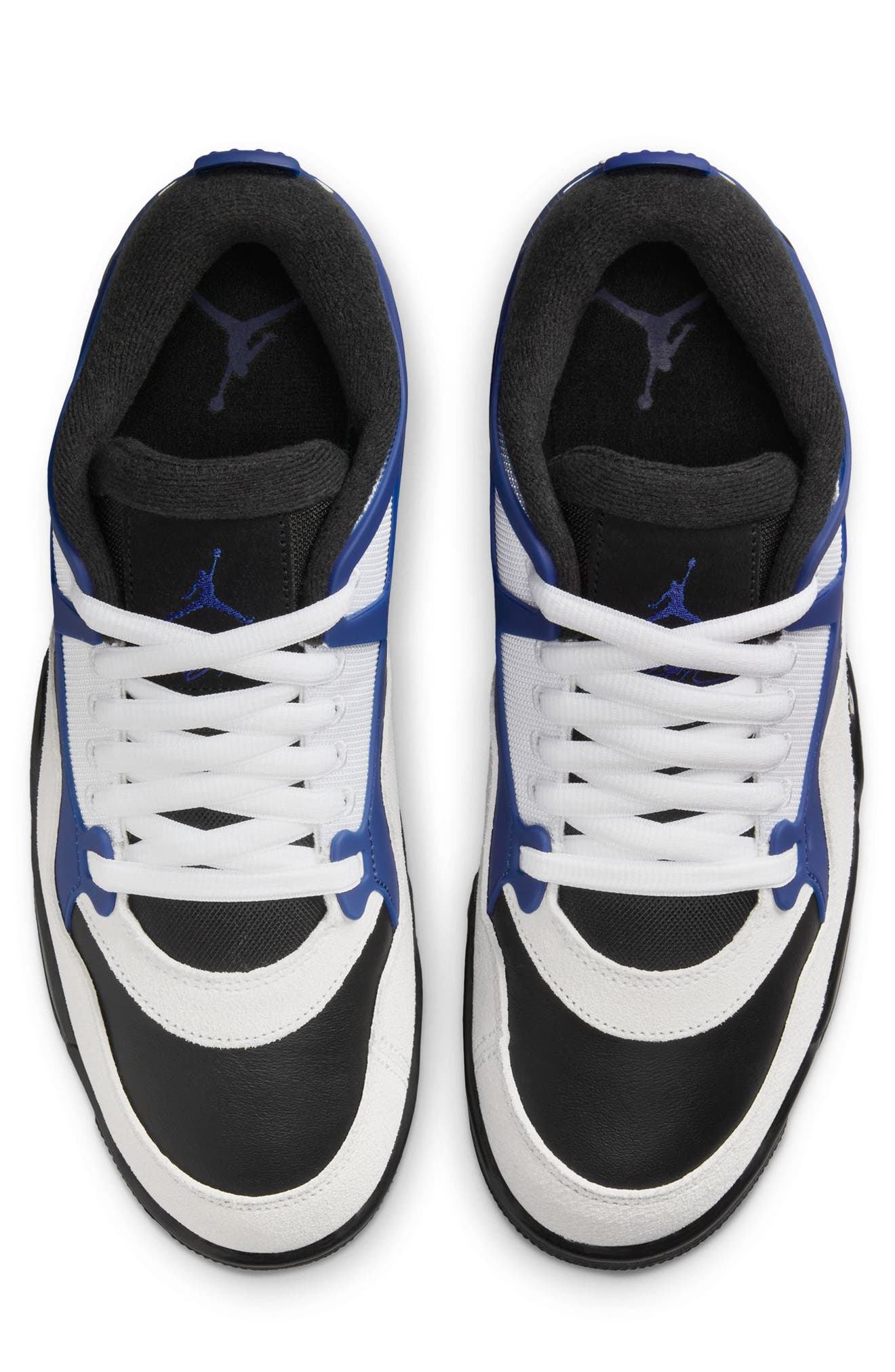 Air Jordan 4 RM Sneaker, Alternate, color, WHITE/ DEEP ROYAL BLUE/ BLACK