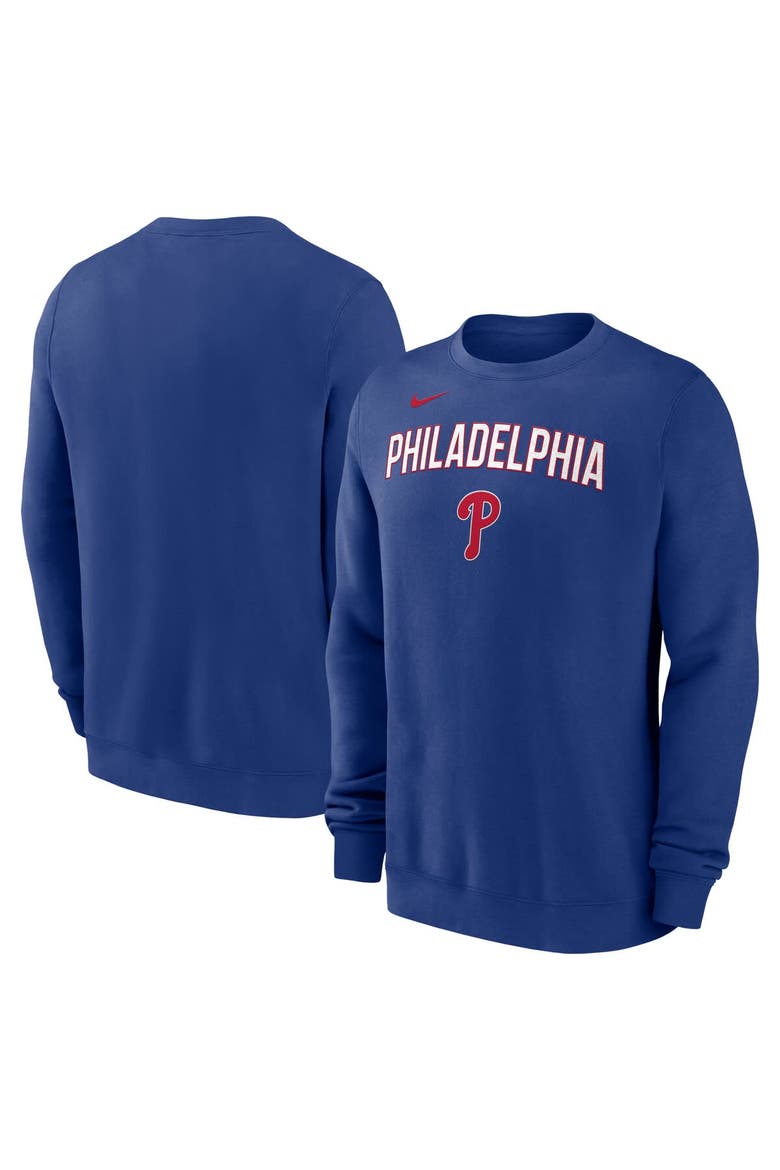 Men's Nike Royal Philadelphia Phillies Pullover Sweatshirt, Alternate, color, Royal