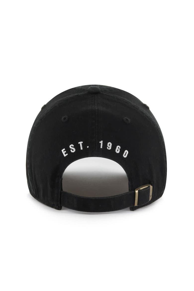 Men's '47  Black Las Vegas Raiders Hard Hat Clean Up Adjustable Hat, Alternate, color, Black