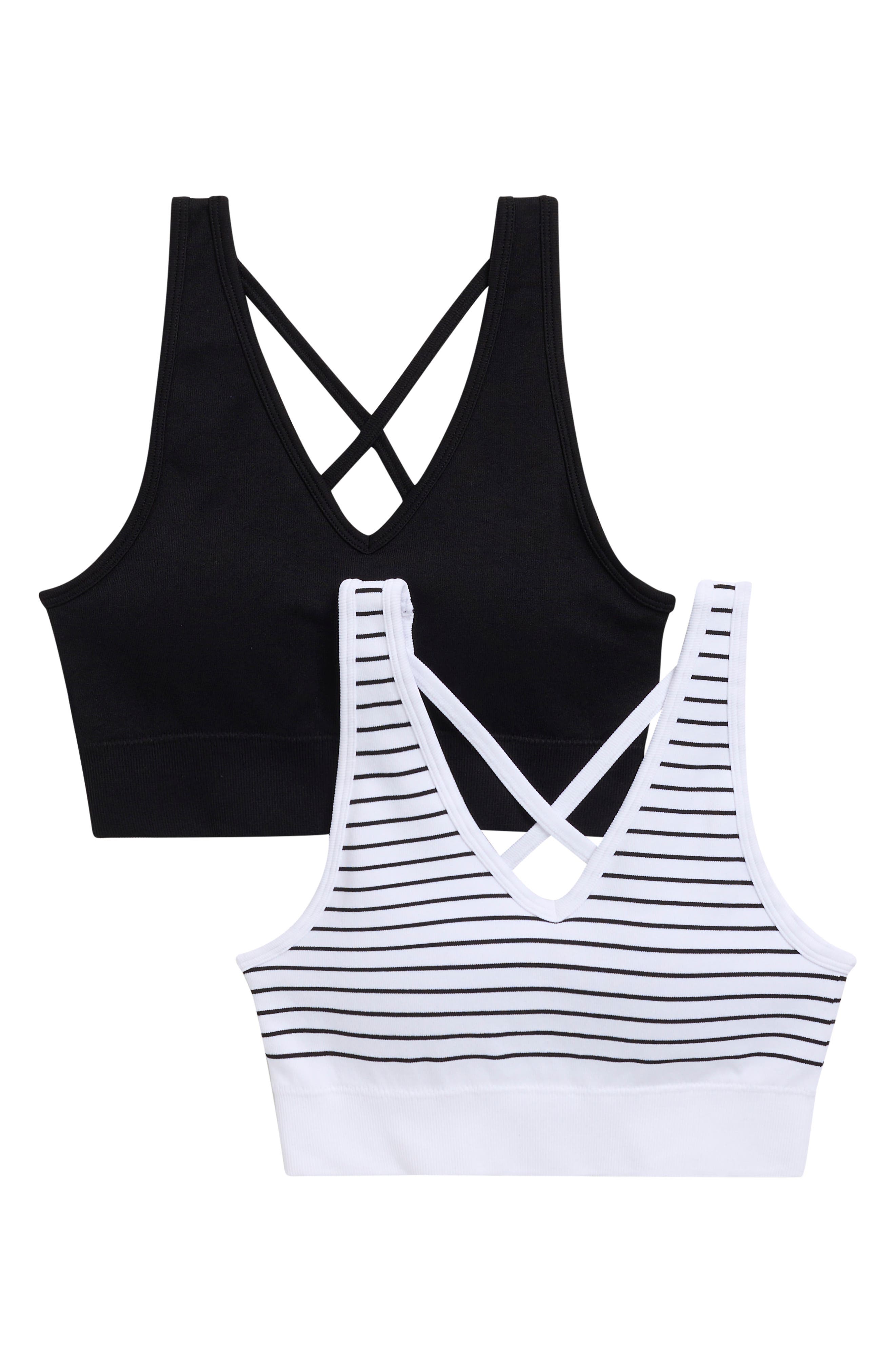 selected WHITE/ BLACK STRIPE
