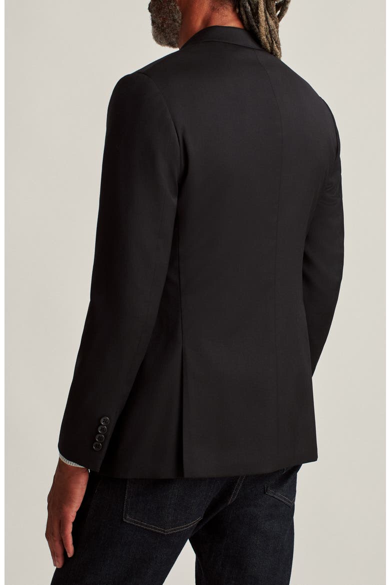 Jetsetter Slim Fit Stretch Wool Suit Jacket, Alternate, color, BLACK
