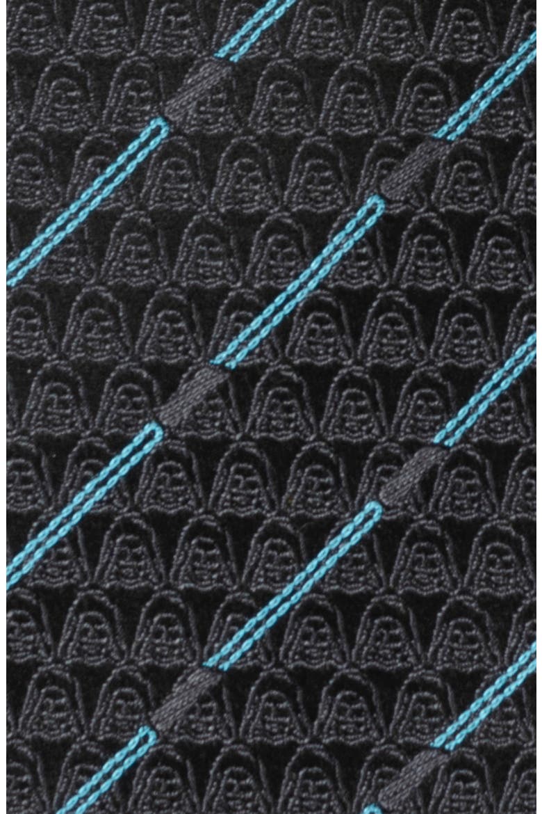 Star Wars™ Obi-Wan Kenobi Lightsaber & Darth Vader Silk Tie, Alternate, color, BLACK