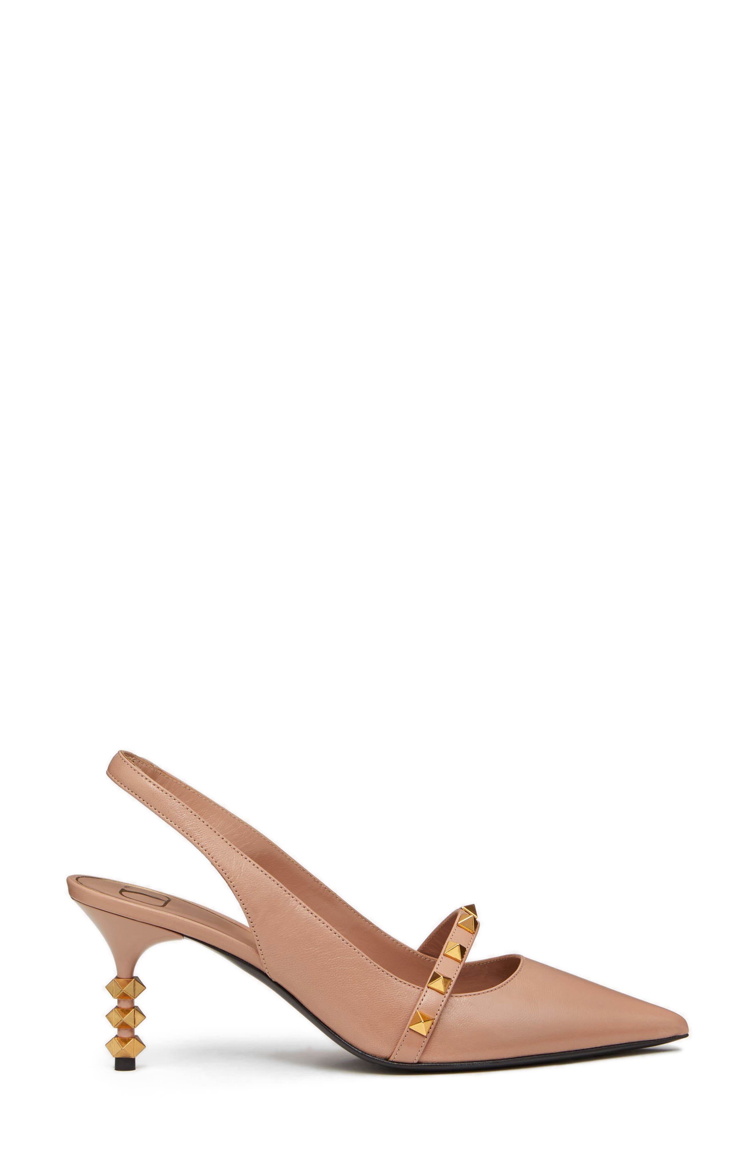 Valentino Garavani Rockstud Slingback Pump, Alternate, color, 