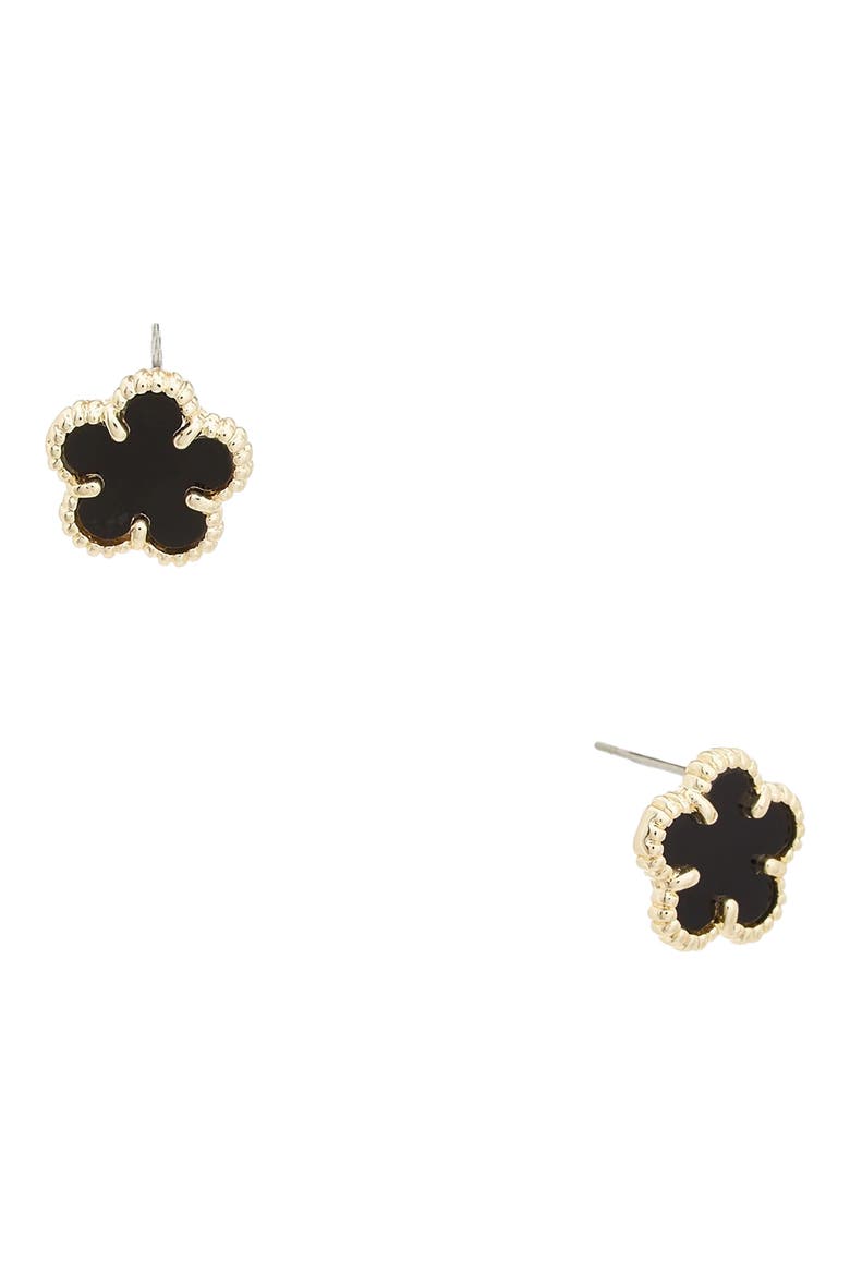 Onyx Stud Earrings, Main, color, YELLOW