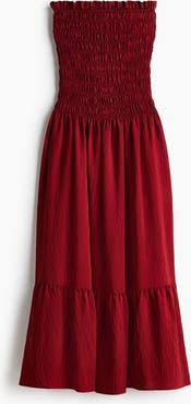 H&M Smocked Bandeau Dress