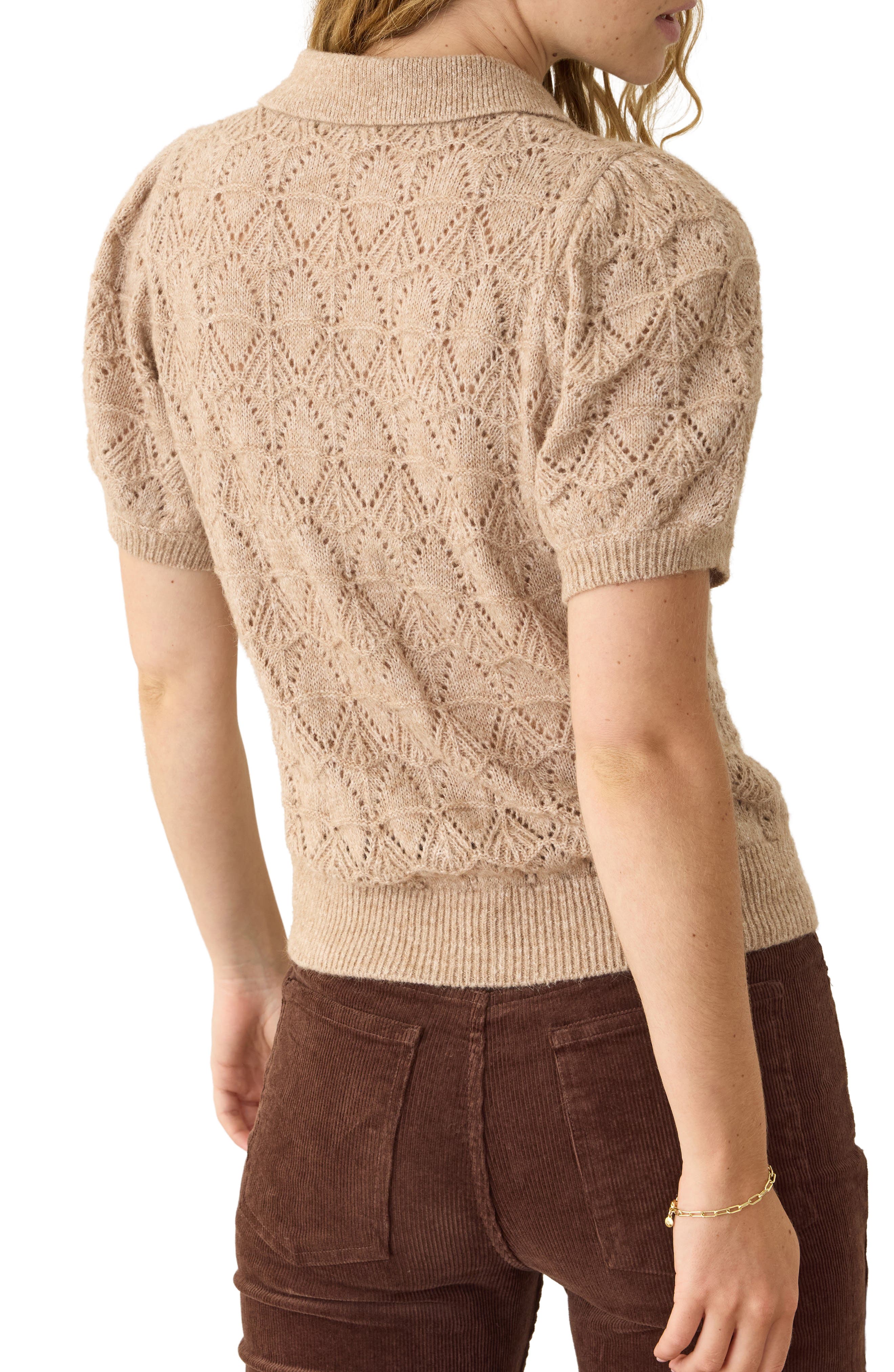 Rebecca Pointelle Sweater - image 2